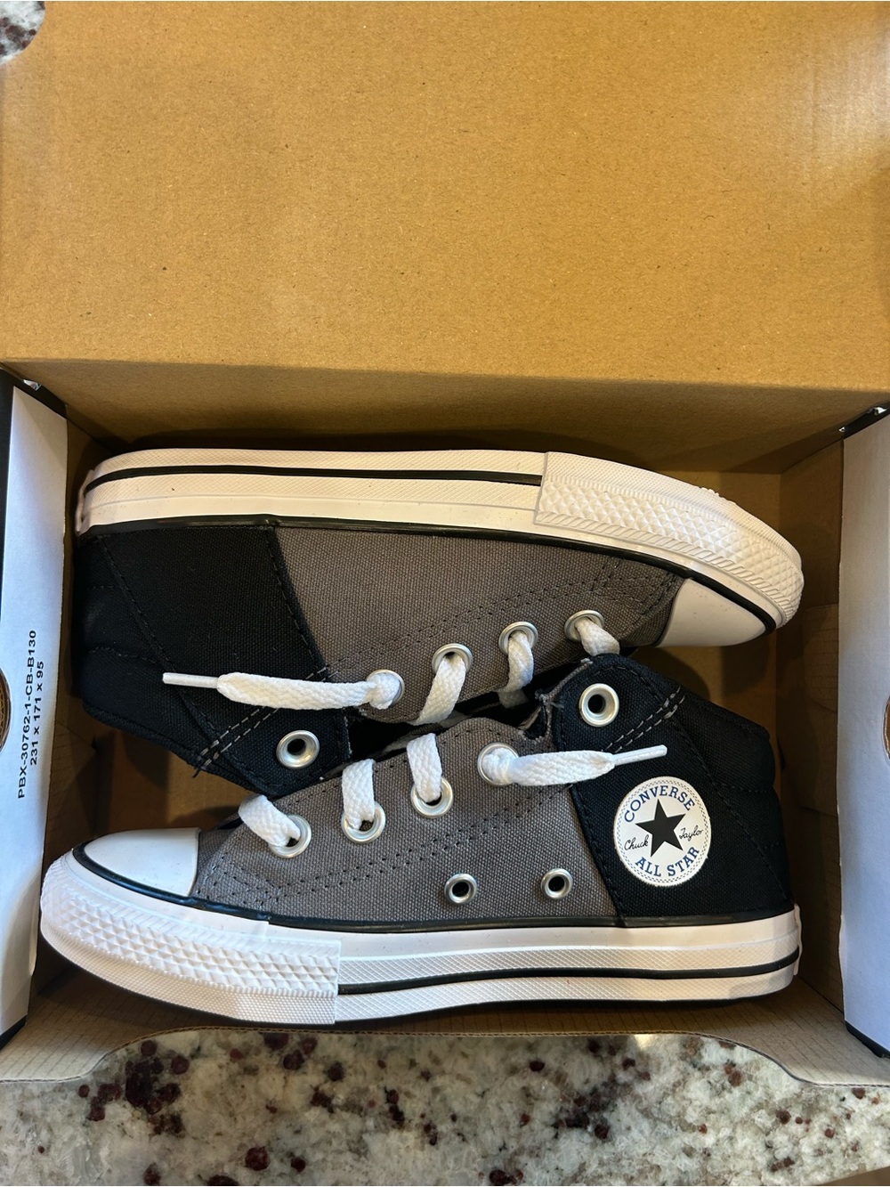 Converse Black High Top Youth Sneakers